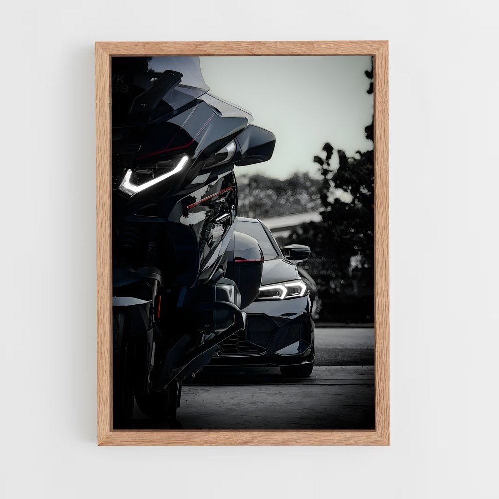 Poster Virage Noir – affiche BMW Motorrad (vue 4)